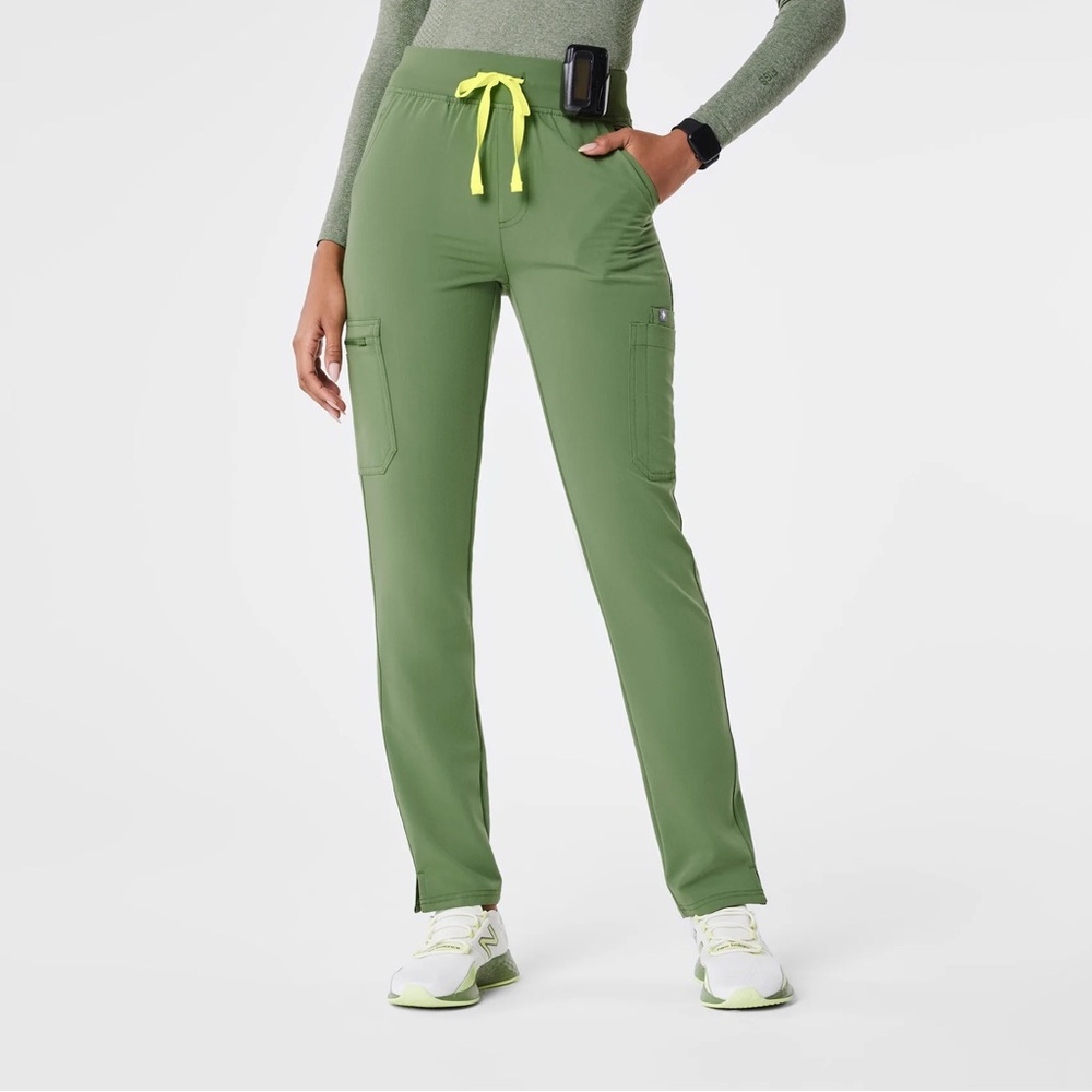 Figs Fern High Waisted Yola Skinny Scrub Pant
